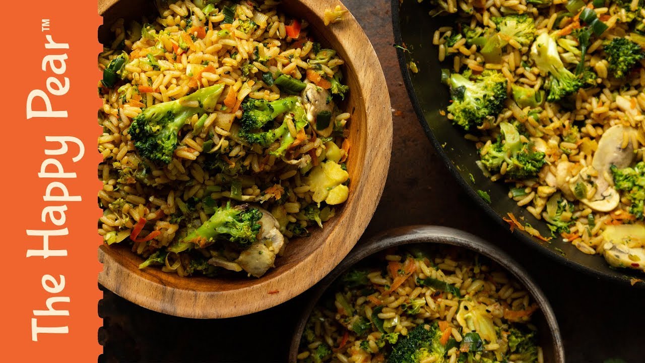 €1 STIR FRIED RICE | THE HAPPY PEAR #VEGAN