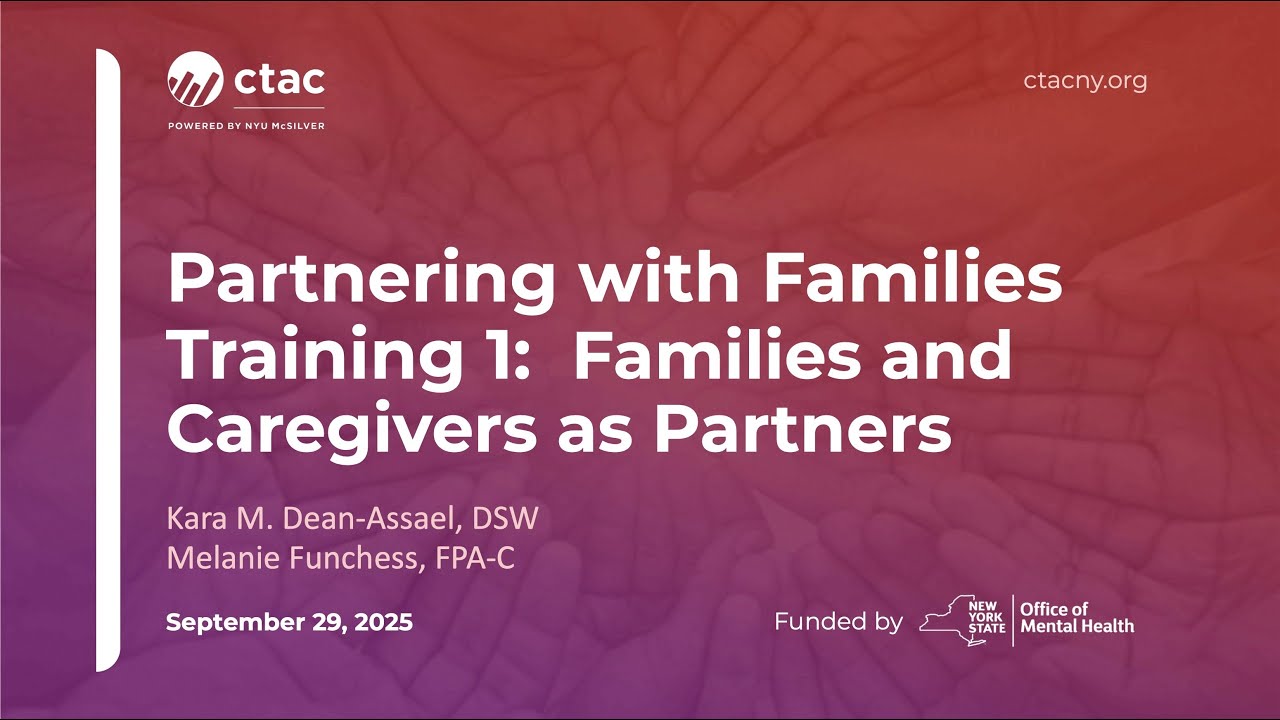 Partnering with Families Session 1: Families as Partners