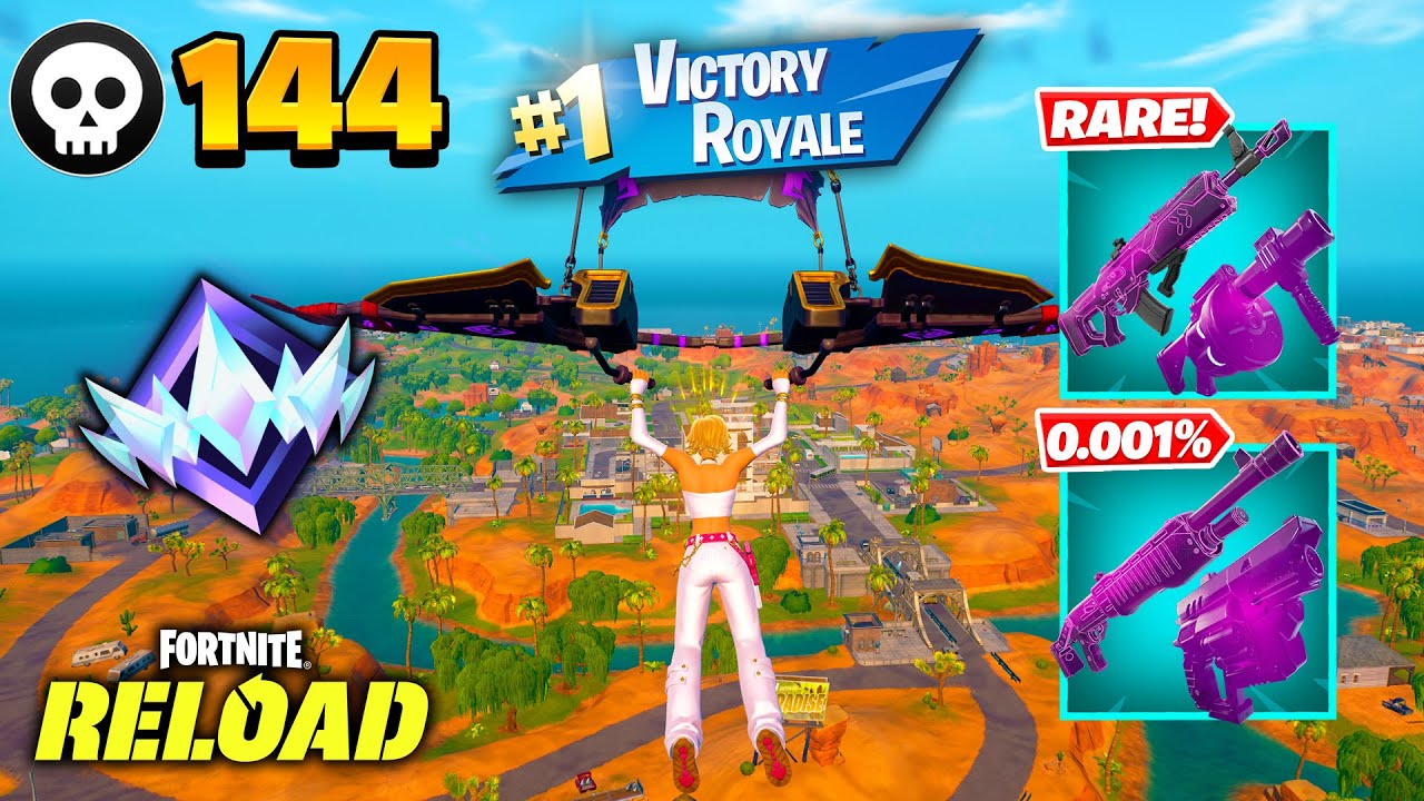 Fortnite Unreal Ranked Reload | High Kill Gameplay | Keyboard & Mouse | 240 FPS