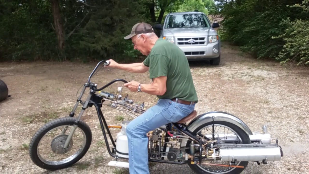 Steam motorcycle