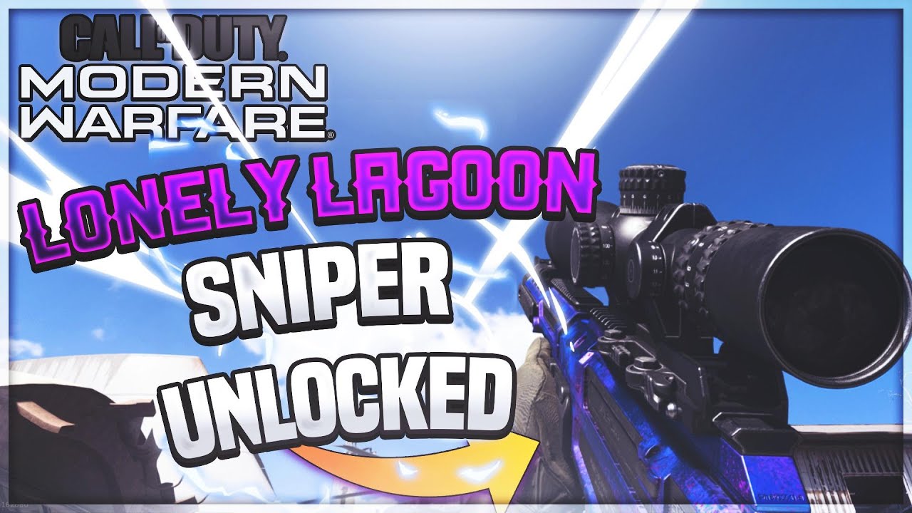 *SECRET* AX-50 BLUEPRINT UNLOCKED -  Call Of Duty Modern Warfare (Lonely Lagoon)