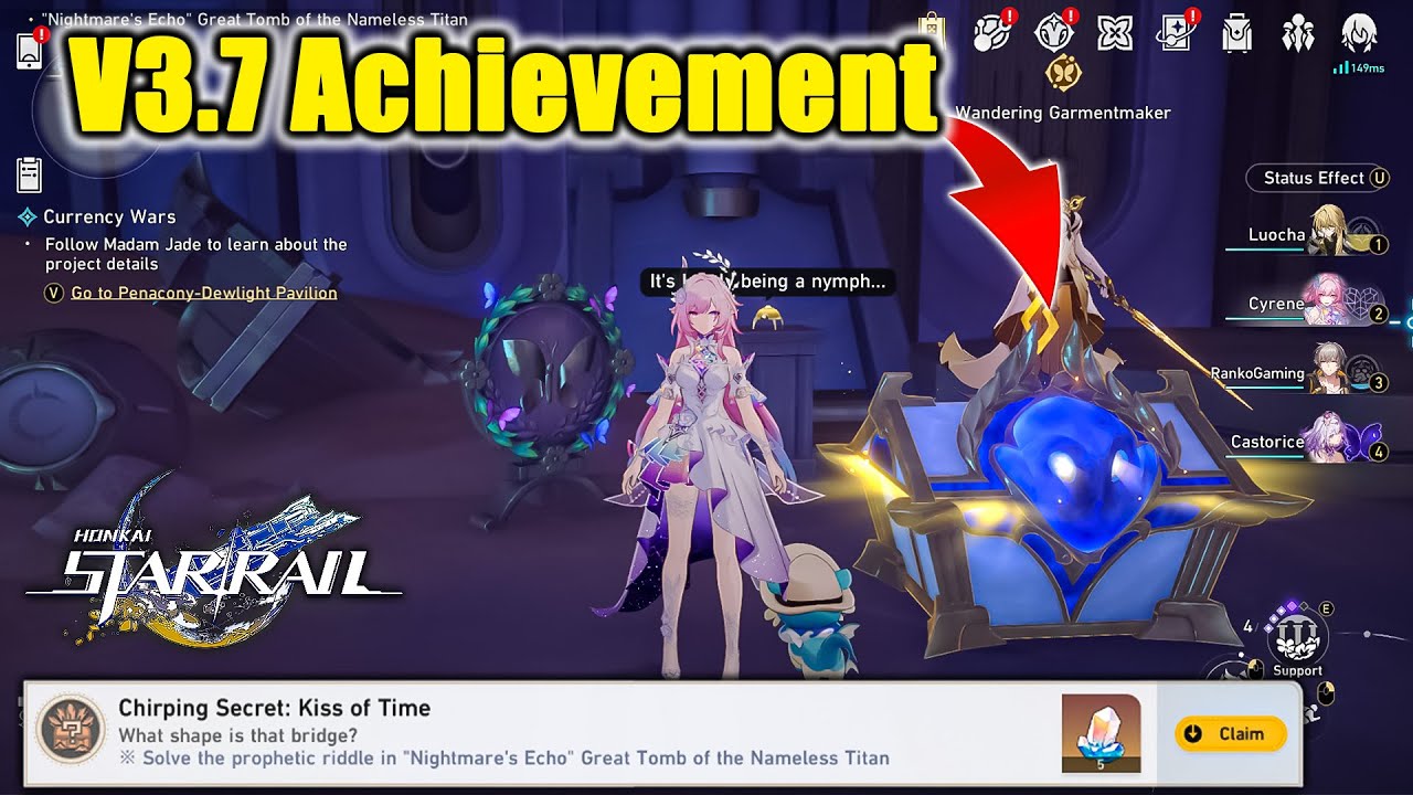Chirping Secret Kiss of Time Achievement | HSR 3.7 Hidden Achievement