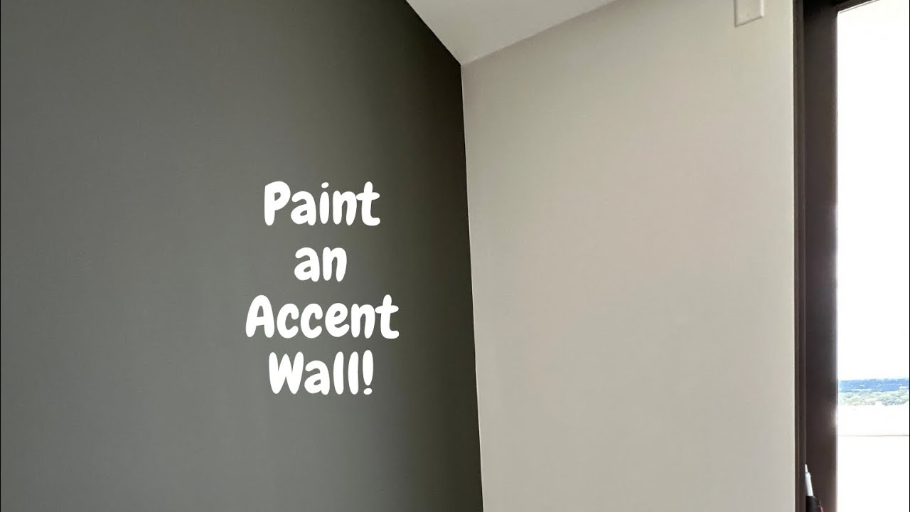How to Paint a Straight Line in Accent Wall Inside Corners - Spencer Colgan