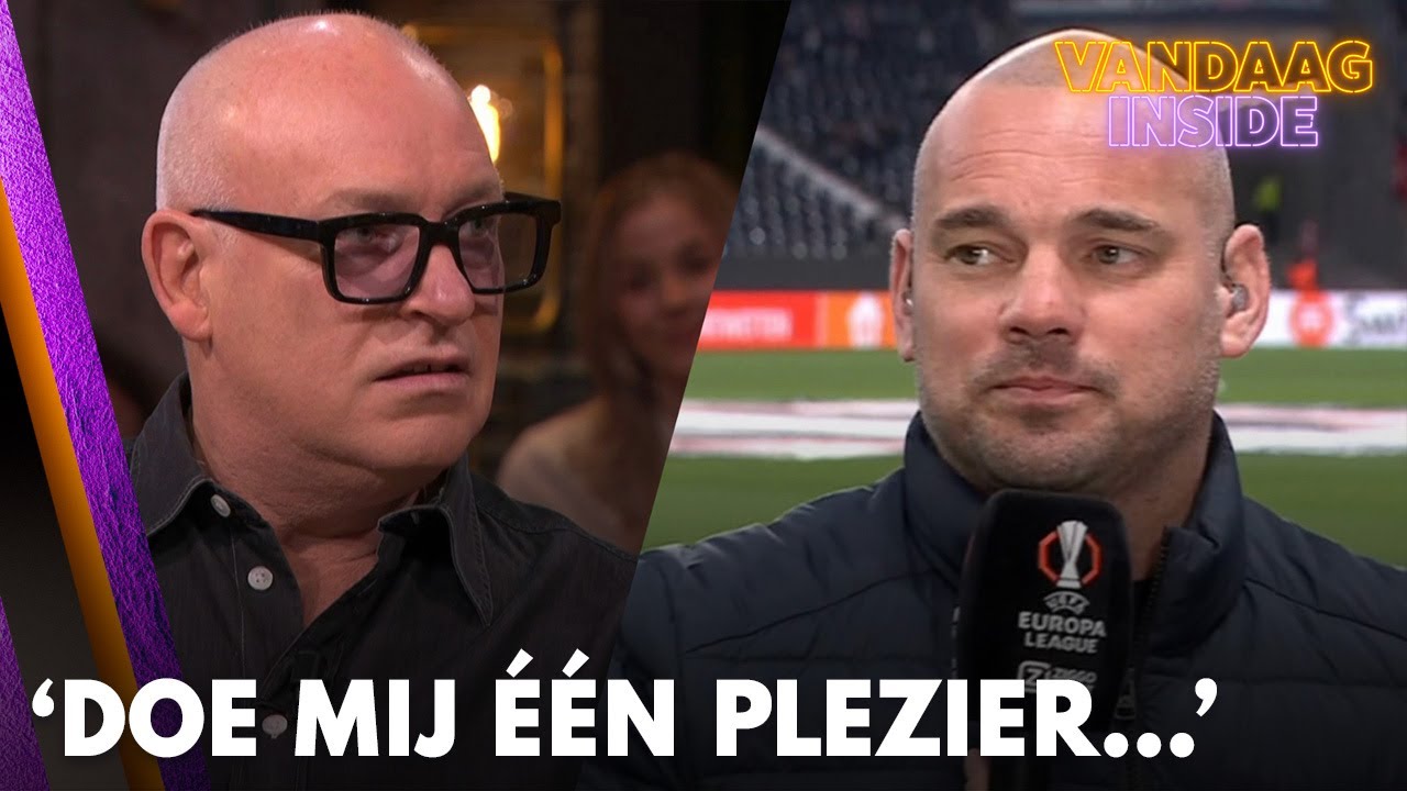 Ren&eacute; van der Gijp vraagt H&eacute;l&egrave;ne Hendriks naar Wesley Sneijder: 'Doe mij &eacute;&eacute;n plezier...'