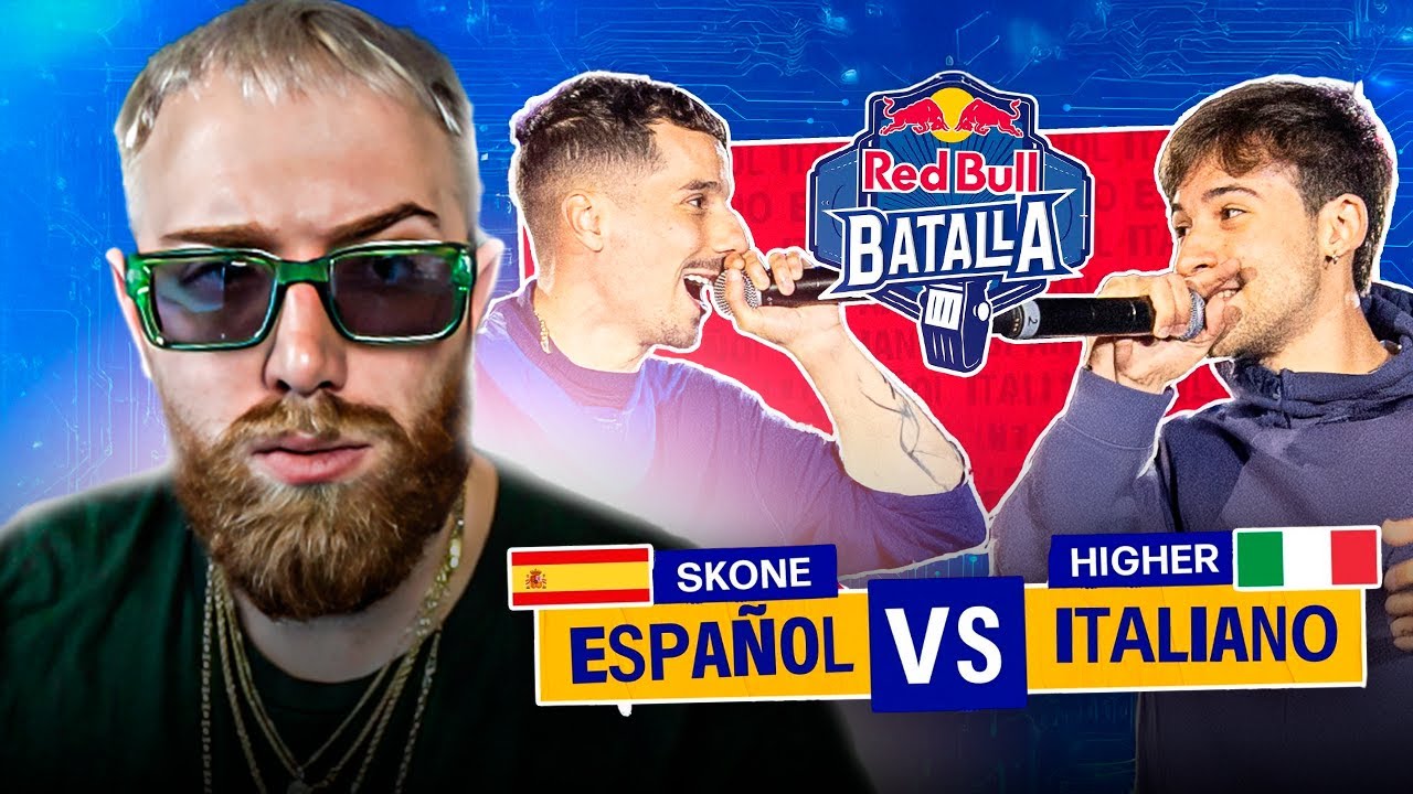 ¡SKONE BATALLA CONTRA UN FREESTYLER ITALIANO EN RED BULL! SKONE VS MC HIGHER RED BULL INTERNACIONAL