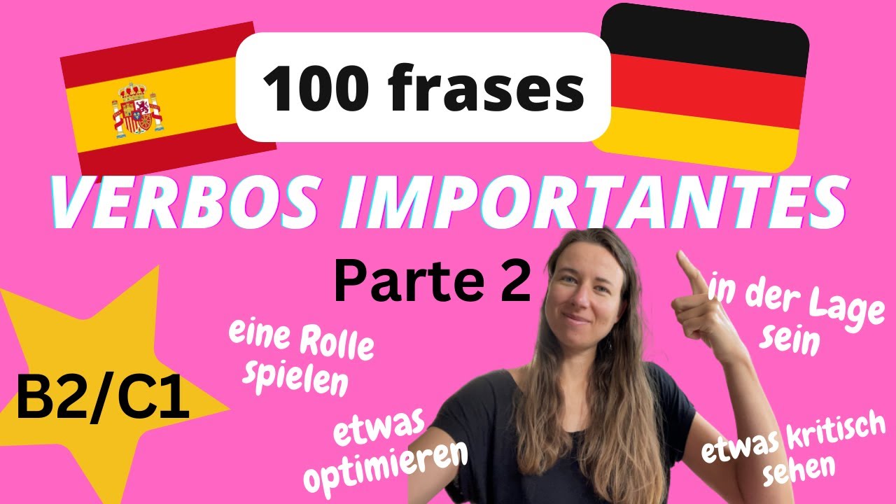 B2/ C1 VERBOS IMPORTANTES (parte 2) en ALEMÁN | aprende mientras duermes Preparación examen avanzado