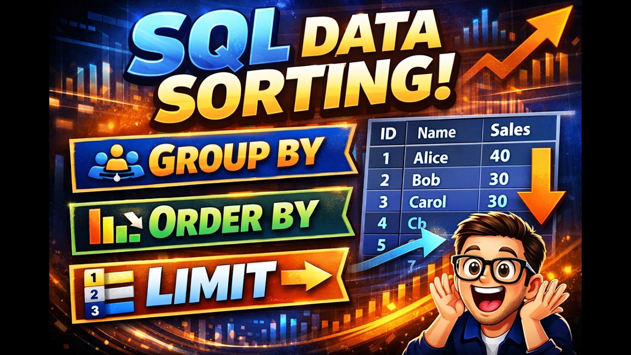 SQL GROUP BY vs ORDER BY vs LIMIT | Easy Explanation with Examples