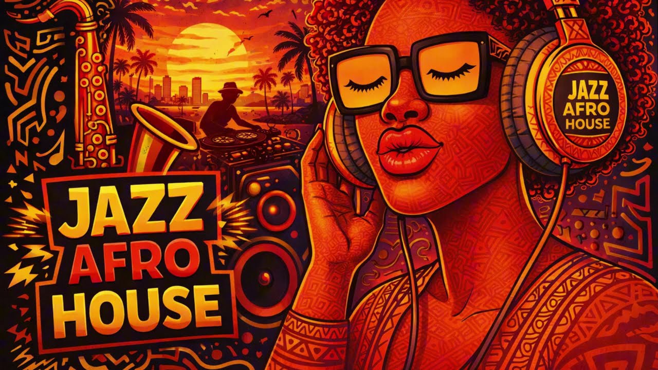 Afro House Jazz Mix | Slow Burn Nighttime Session