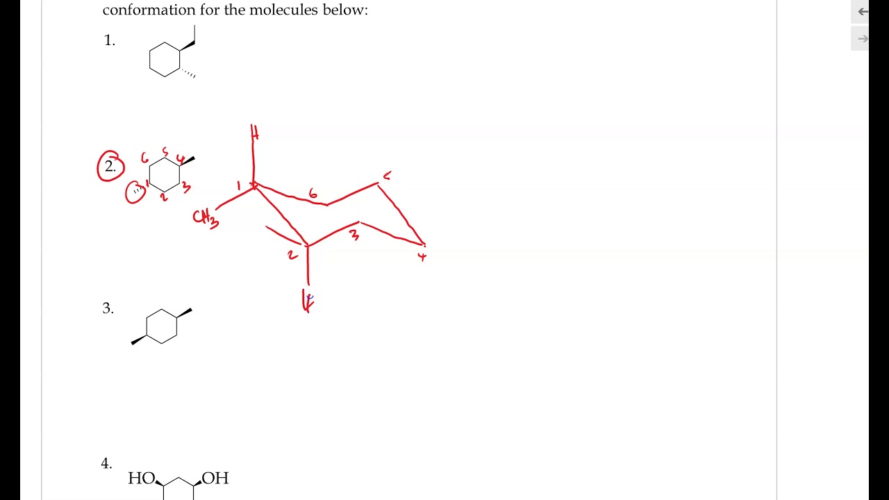 How To Calculate Destabilizing Energy of Substituted Cyclohexanes