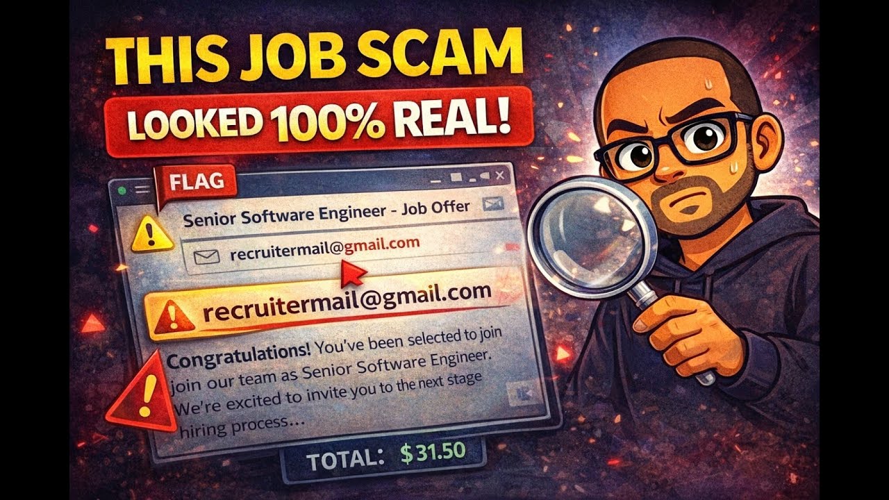 $120k Remote Job Scam: Almost Fooled Me 😱