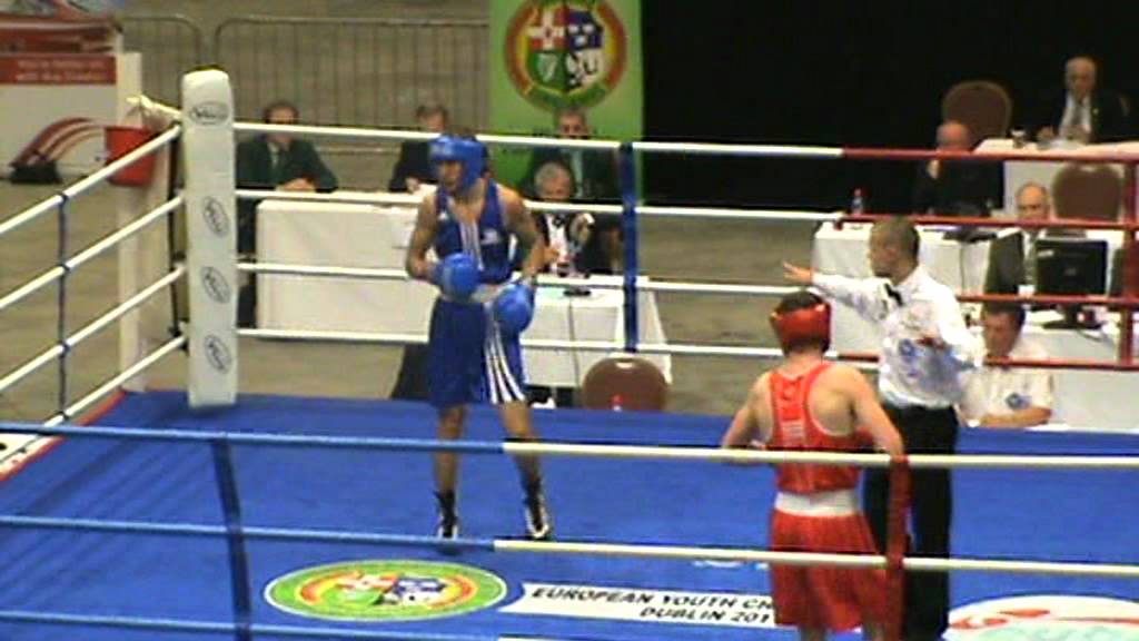 Final - 69kg Michael O´Reilly (IRL) vs Igor Kharitonov (RUS) Referee Pavel Krpec (CZE)