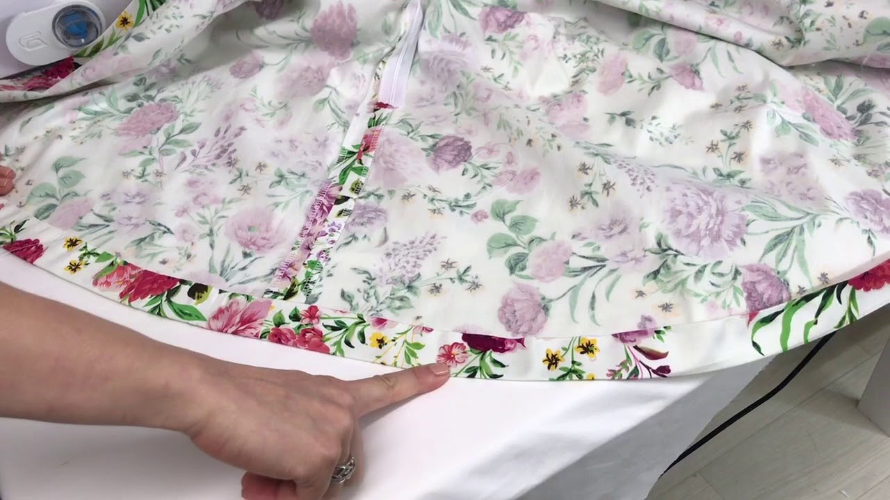 How to hem a circular skirt