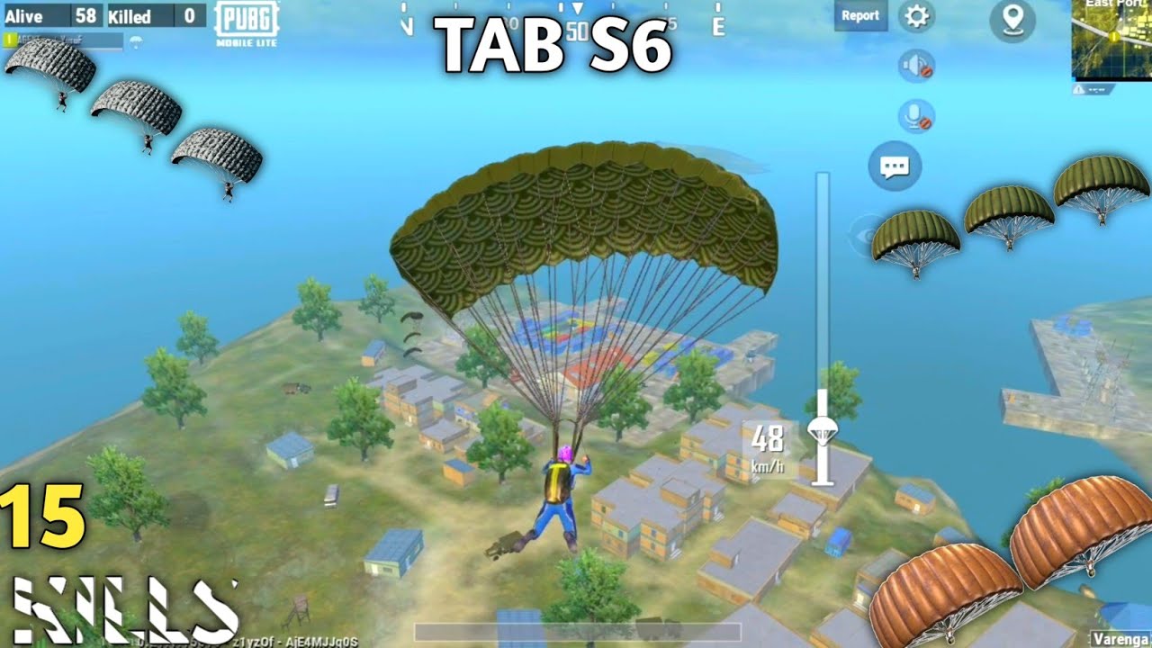 Samsung Galaxy Tab S6 Lite Pubg Gameplay🔥| Samsung Galaxy Tab S6 Lite Pubg Test |