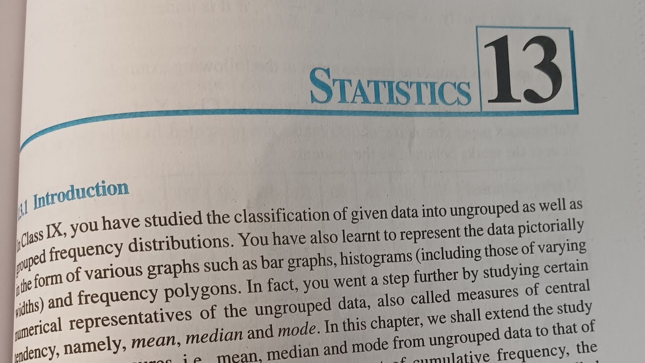 Statistics class 10..median explanation 