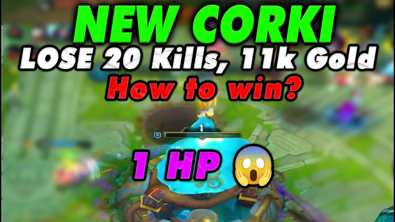 Corki WR: Down 20 Kills, 11k Gold and 1 HP Nexus😱How to Win? | 3 High ELO Games China sv - New Patch