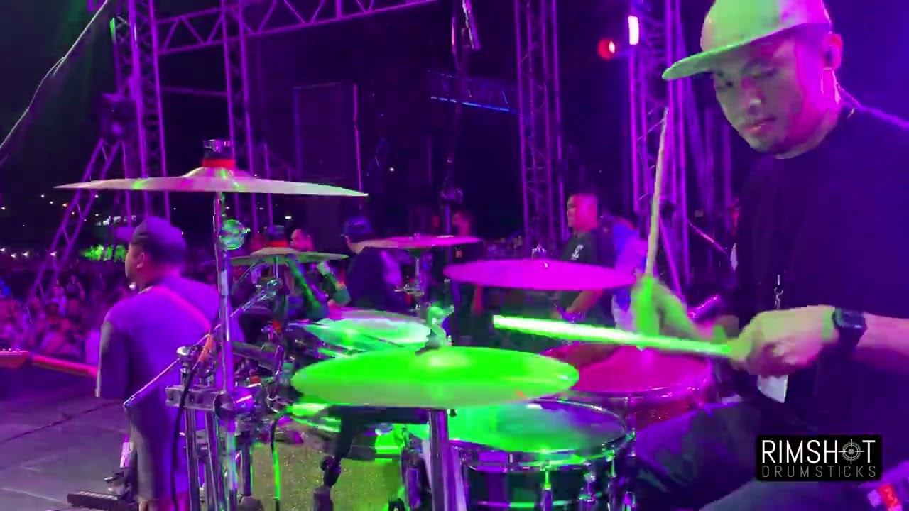 Skusta Clee drummer Ken Jezer Umahon plays "KARMA" live
