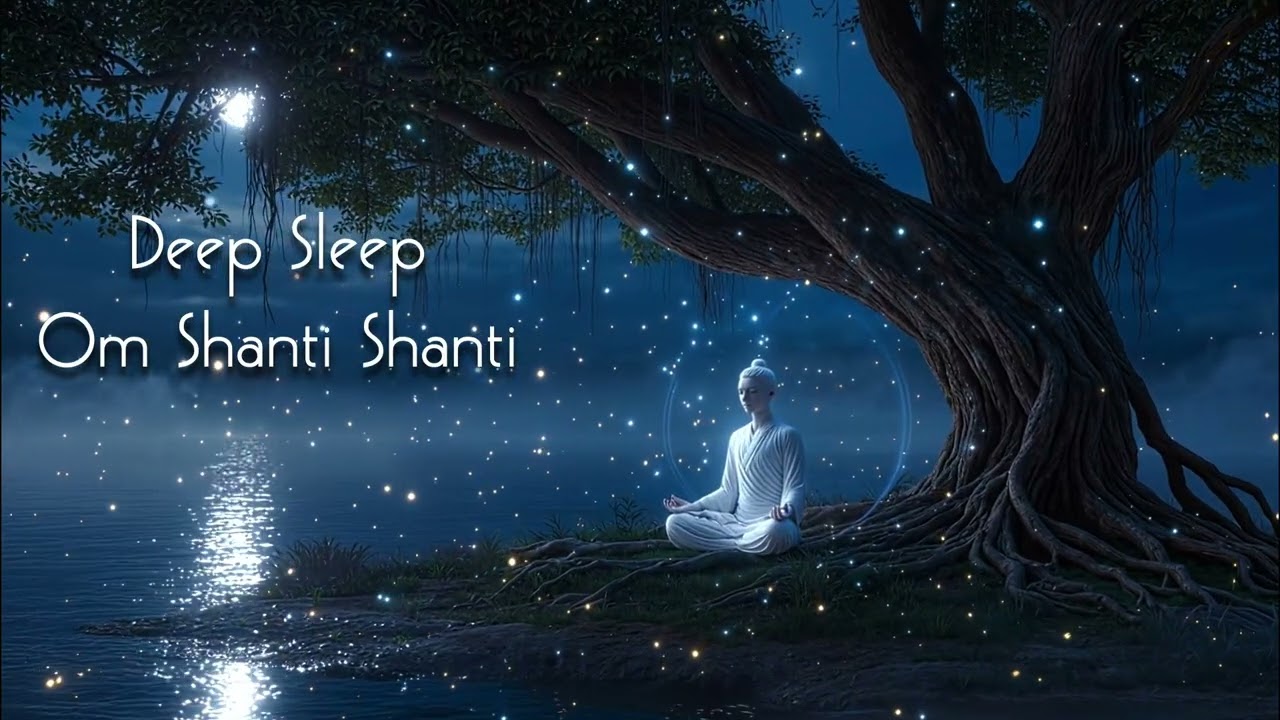OM SHANTI SHANTI - Powerful Peace Mantra for Deep Calm & Inner Healing | Sleep Meditation #fyp