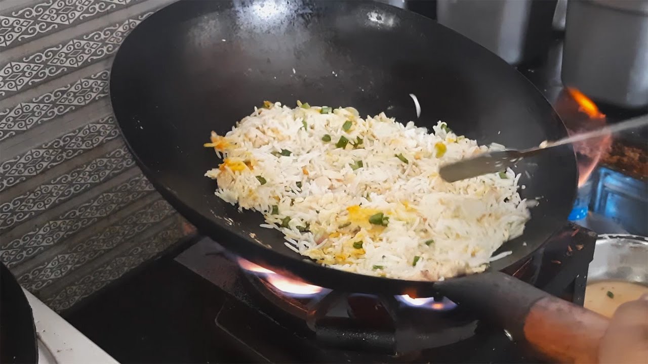 Chicken Sherpa Rice | INDIAN STREET FOOD | Mumbai Street Food | Chicken  Rice |CHICKEN FRIDE RICE