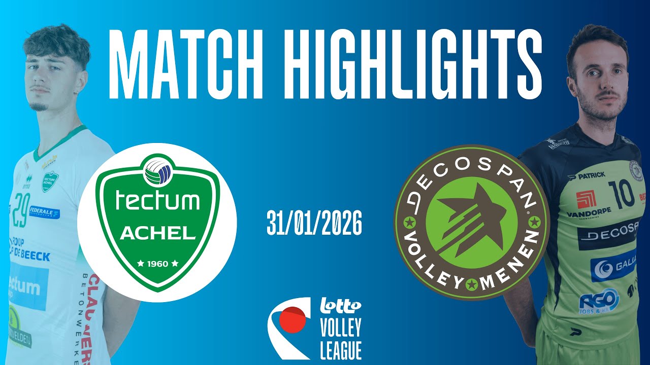 GAME HIGHLIGHTS: Tectum Achel  Decospan Volley Team MENEN  (31-06-2026)