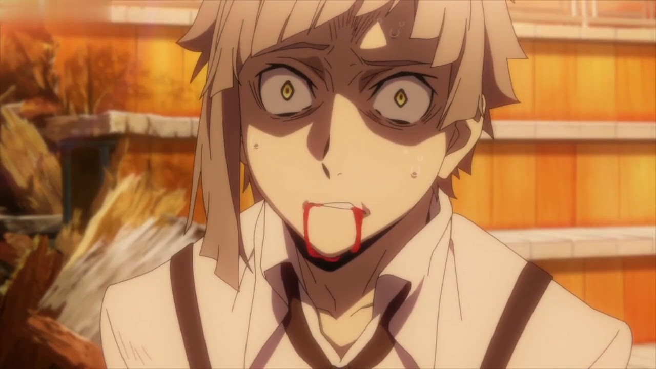 Akutagawa and Atsushi vs Ochi Fukuchi | Bungou Stray Dogs EP 53