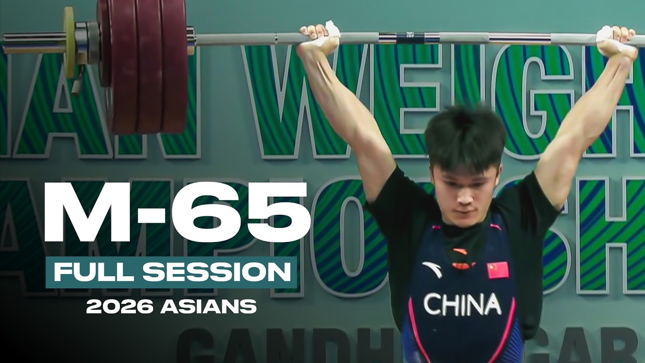 Men's -65kg 2026 Asian Weightlifting Championships | Full Session