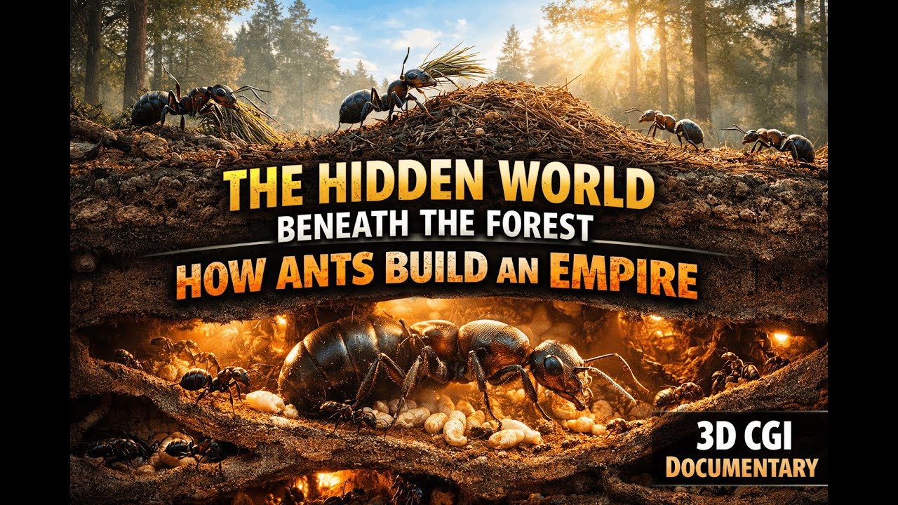 The Hidden World Beneath the Forest: How Ants Build an Empire | Antkingdom | 3D CGI Documentary