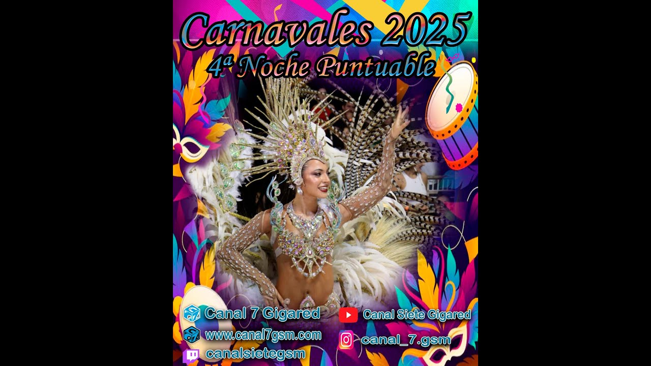 4ª Noche Puntuable Carnavales 2025 -  Gral. San Martín Chaco