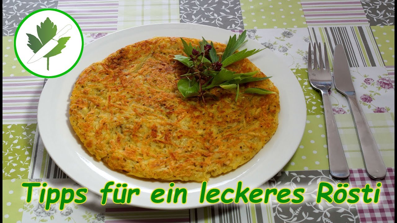 Rösti aus rohen Kartoffeln einfach selber machen