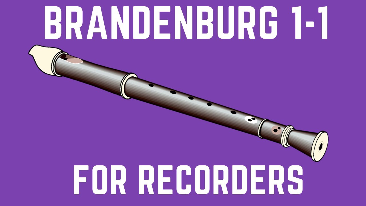 Bach: Brandenburg Concerto #1-1 for Recorder Consort