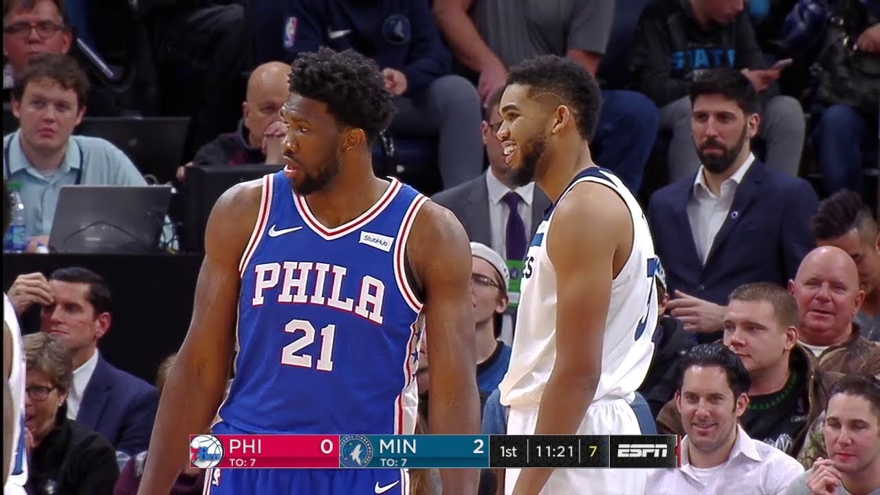 Joel Embiid Full Highlights @ Minnesota Timberwolves 2017.12.12  - Almost Triple Double!