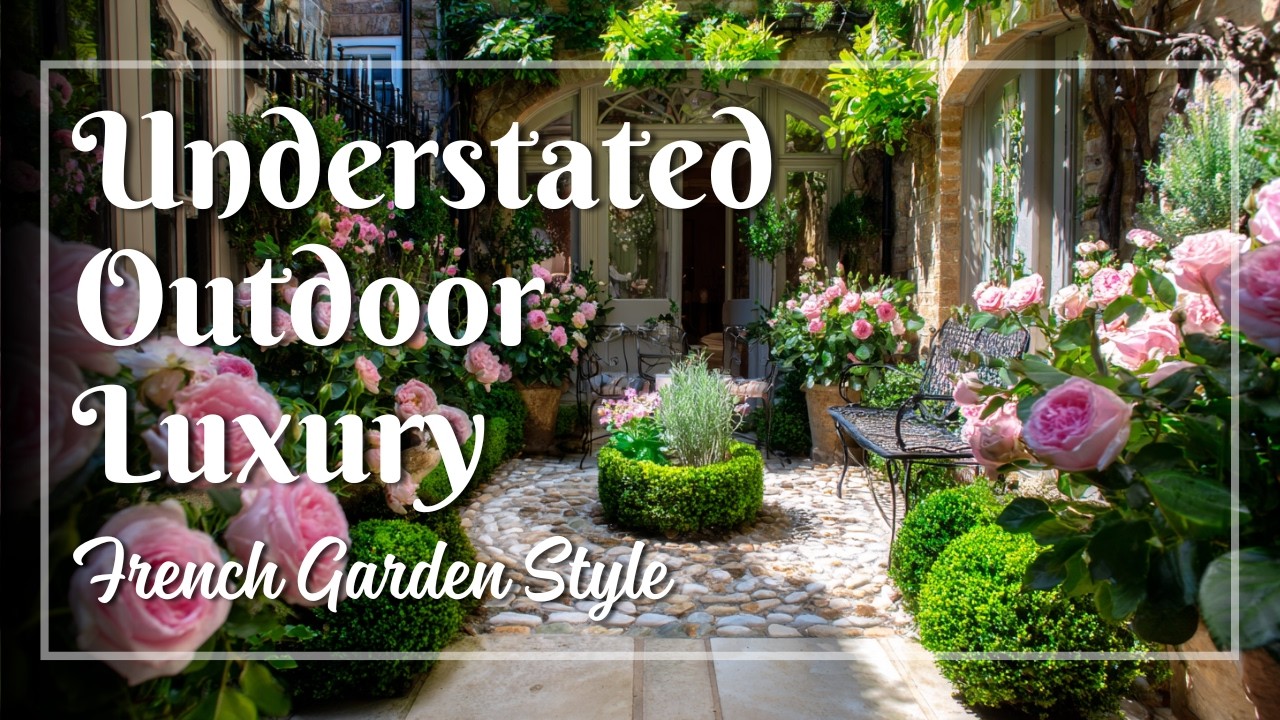 French Courtyard Gardens for Compact Homes 🌷 Discover Secrets to Understated Opulence