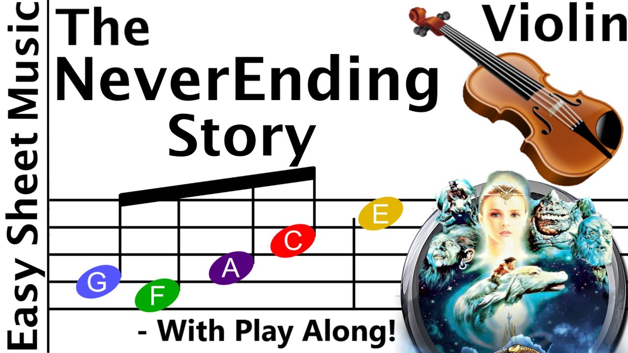 How to Play The Never Ending Story on Violin | Easy Beginner Sheet Music