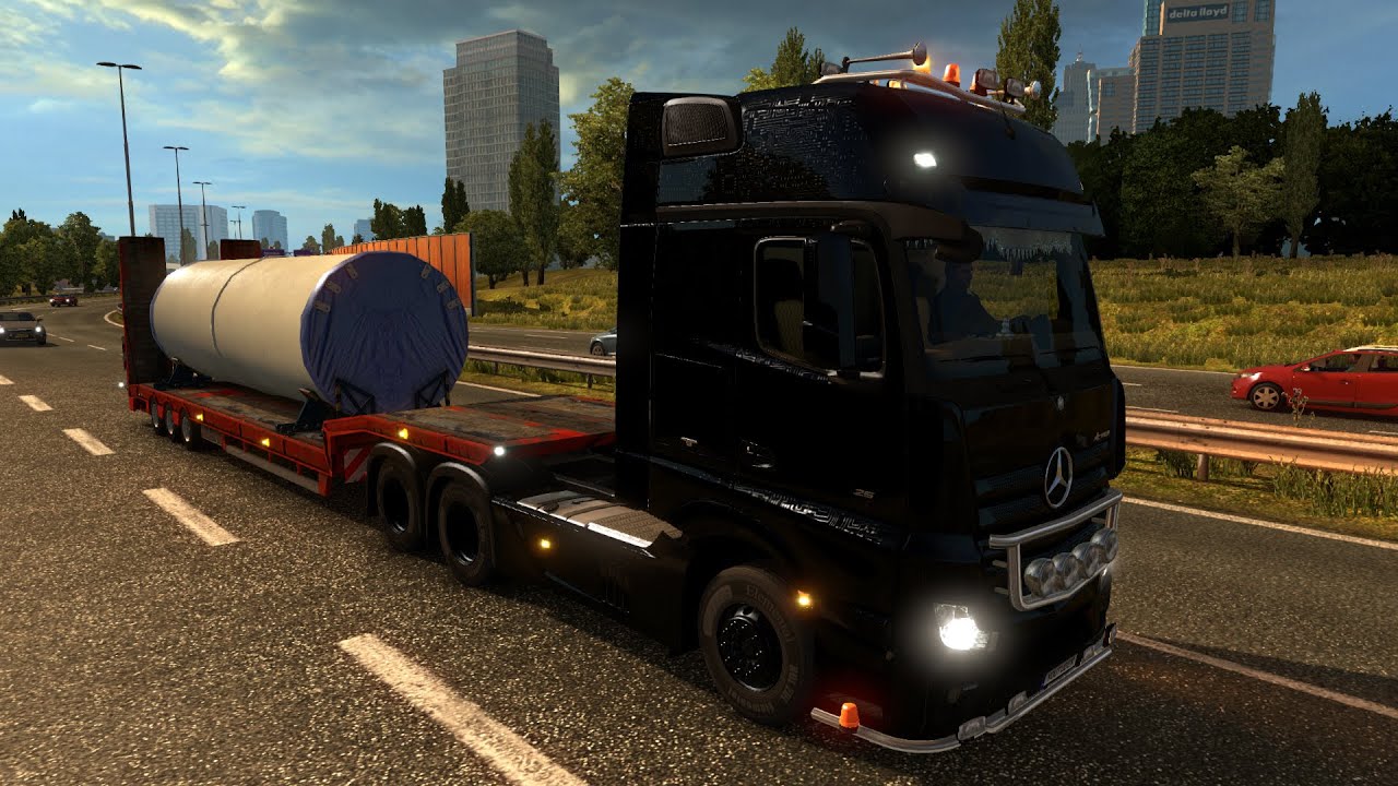 Euro Truck Simulator 2 | Mercedes Actros desde Rotterdam para Hannover!