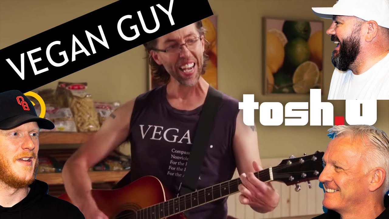 Tosh.0 - CeWEBrity Profile - Vegan Guy REACTION!! | OFFICE BLOKES REACT!!