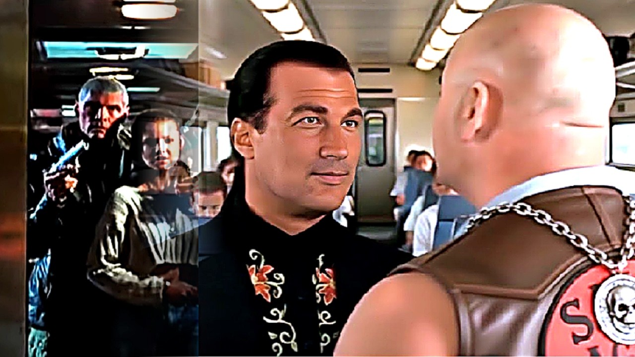 They tried to ATTACK Steven Seagal on a train, Unaware Steven  is a bone-breaking machine