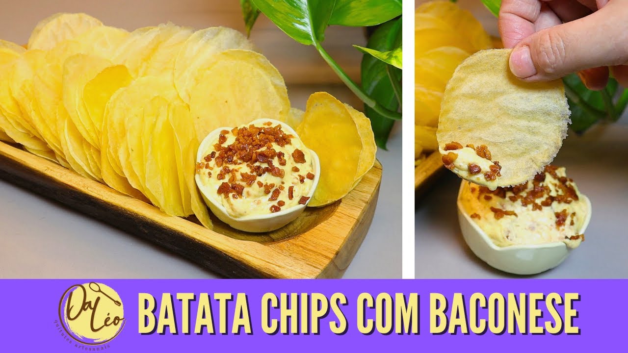 BATATA CHIPS SUPER CROCANTE COM APENAS 2 INGREDIENTES