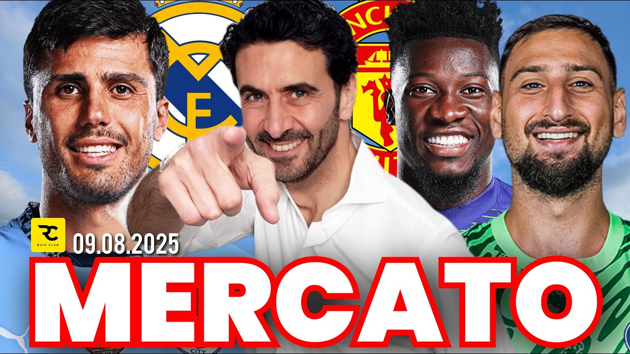 🚨 NEWS MERCATO FOOTBALL : ONANA-DONNARUMMA duel ? RODRI au Real ? COMAN avec CRISTIANO ?