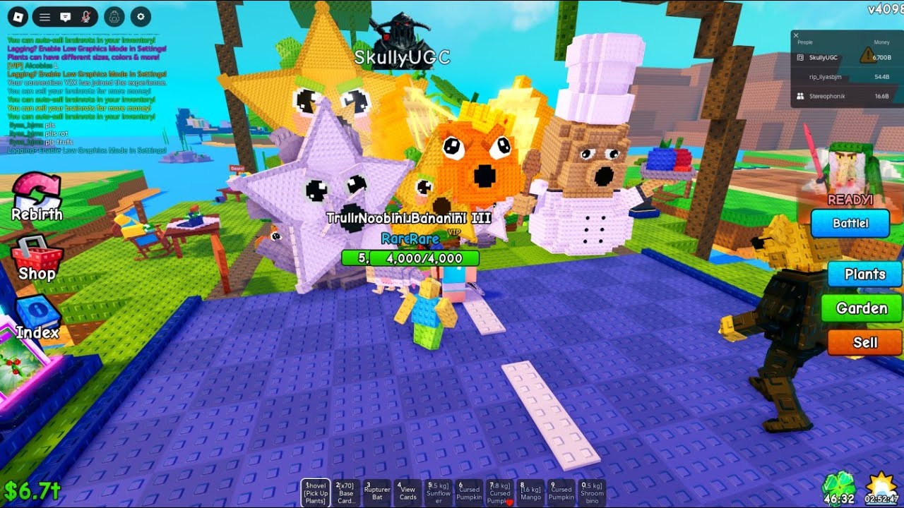 Plants vs Brainrots New Size Potion is insane!