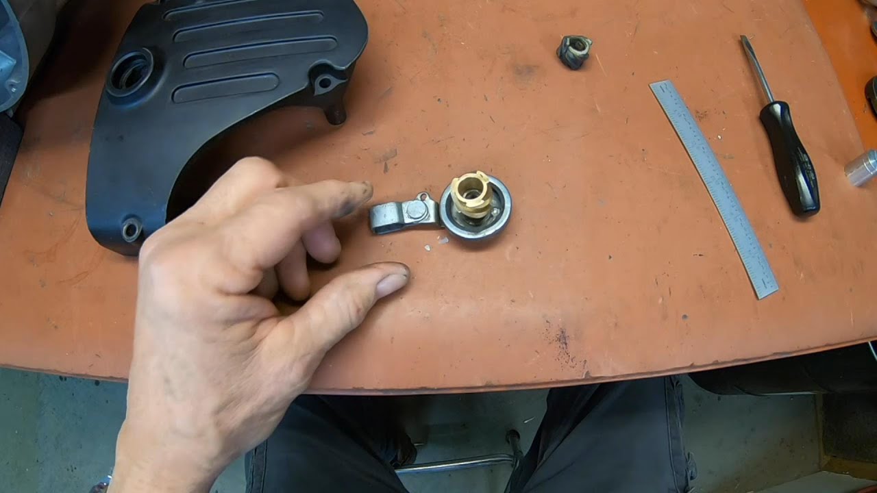 68 -73 Yamaha Enduro Clutch worm gear repair