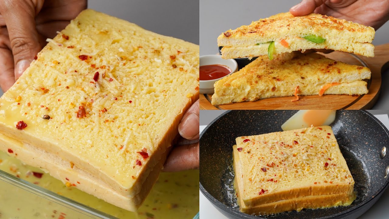 Chilli Garlic Cheese Bread Toast Recipe | Garlic Bread Toast Snacks | Chilli Bread Toast Snacks