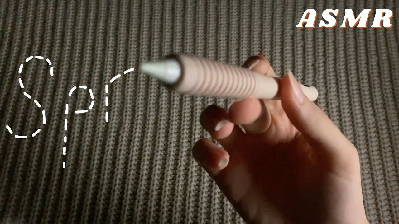 [ASMR] ♡ Can You Guess The Word? (air tracing & inaudible whispers)