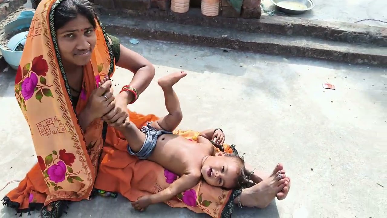 new born baby oil massage video beby desi vlog