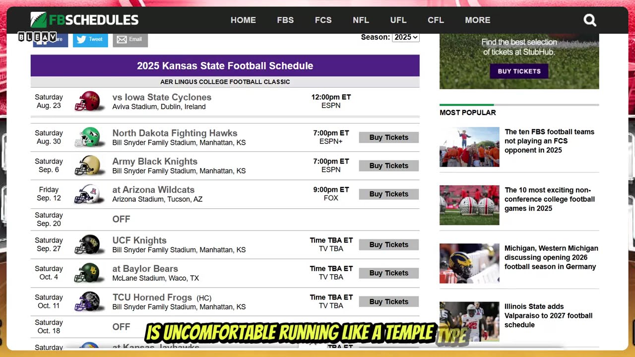 Bleav in Iowa State Podcast: A look into K State's schedule