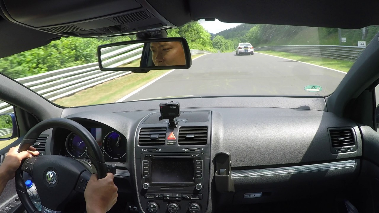 Nürburgring Nordschleife, 03.06.2017, BTG, in cabin view, VW R32, full HD, 4K
