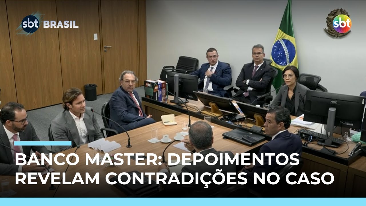 Banco Master: Depoimentos revelam contradições entre envolvidos no caso | #SBTBrasil