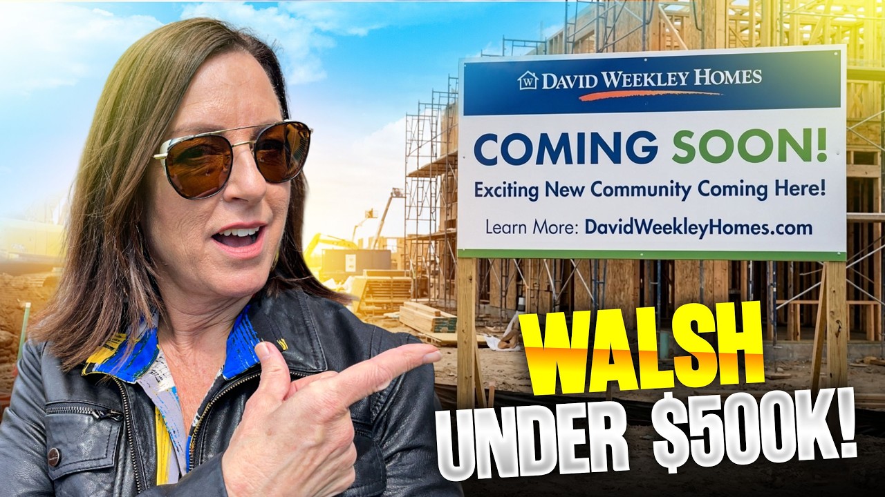 New Construction Under $500K? David Weekley Garden Homes Tour by Walsh Ranch