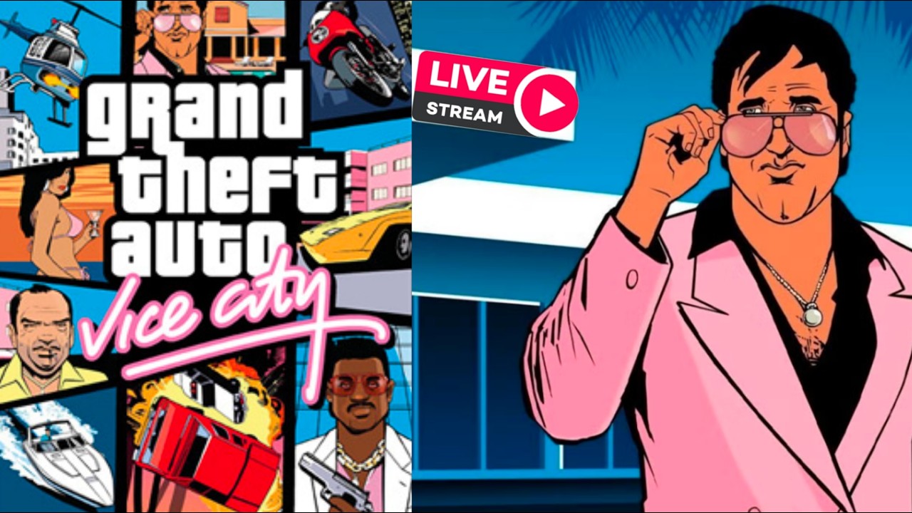 GTA Vice City Live Streaming | GTA Live #gta #gaminglive #horizontallivestream #recommandations