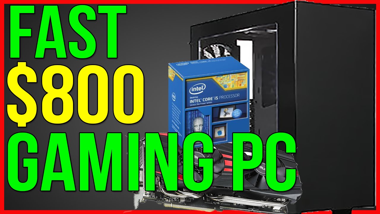 FAST $800 Gaming PC Runs The Witcher 3, GTA V at 1080p/1440p!