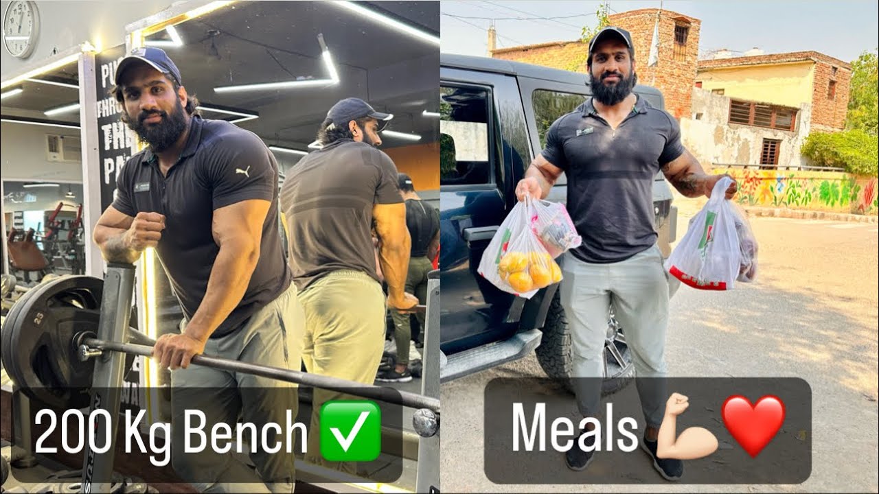 200kg Bench press | Ego Lifting Ki Ninja Technique | Diet Shopping For Prep