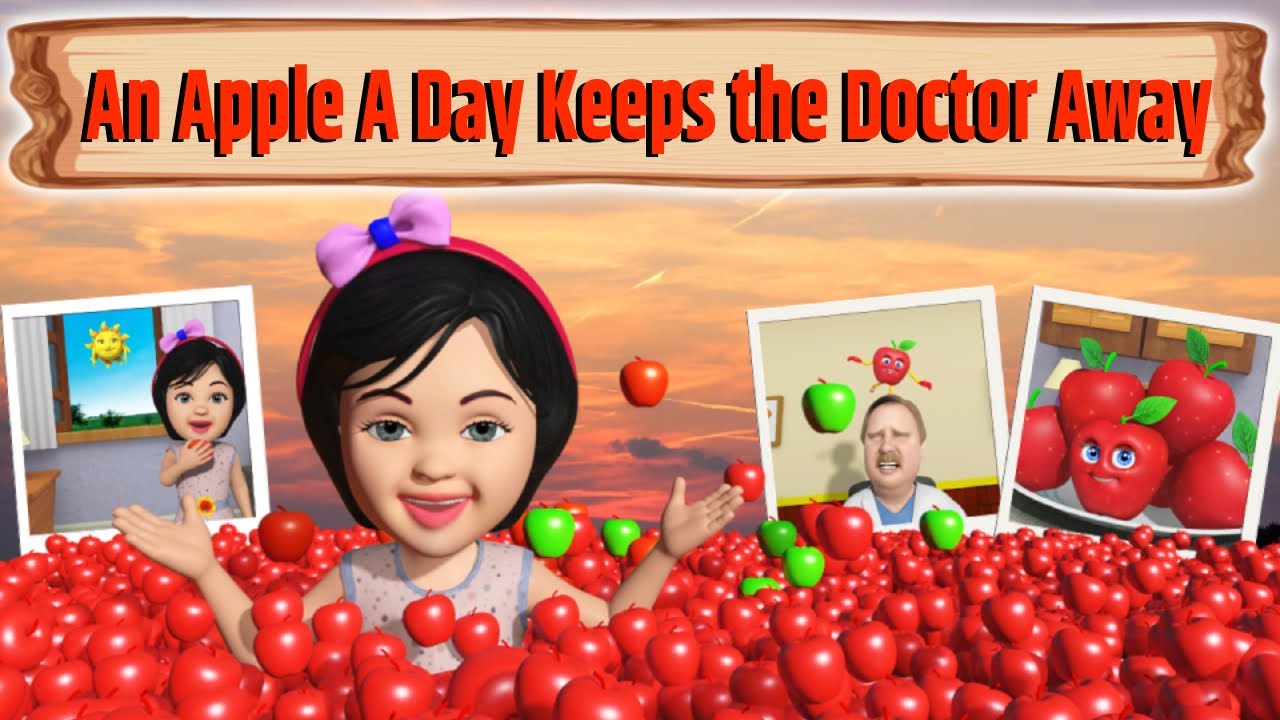 An Apple A Day Keeps the Doctor Away | English Nursery Rhymes for Babies, Kids | Mum Mum TV